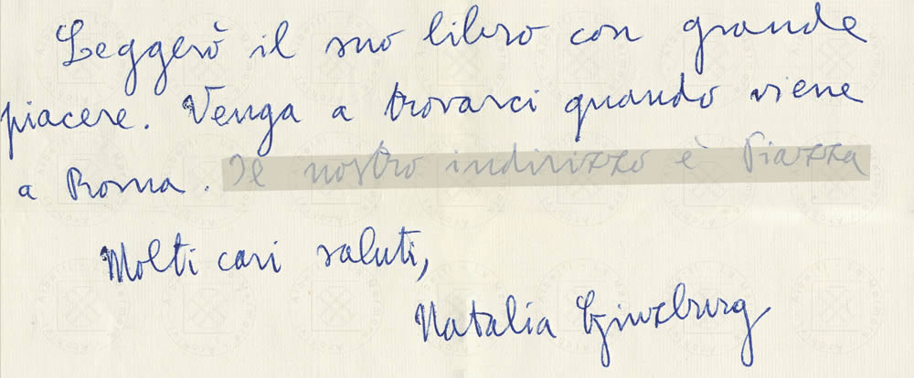 Su Alessandro Manzoni, da Lettera di Natalia Ginzburg ad Alberti, Roma, 2 aprile 1963